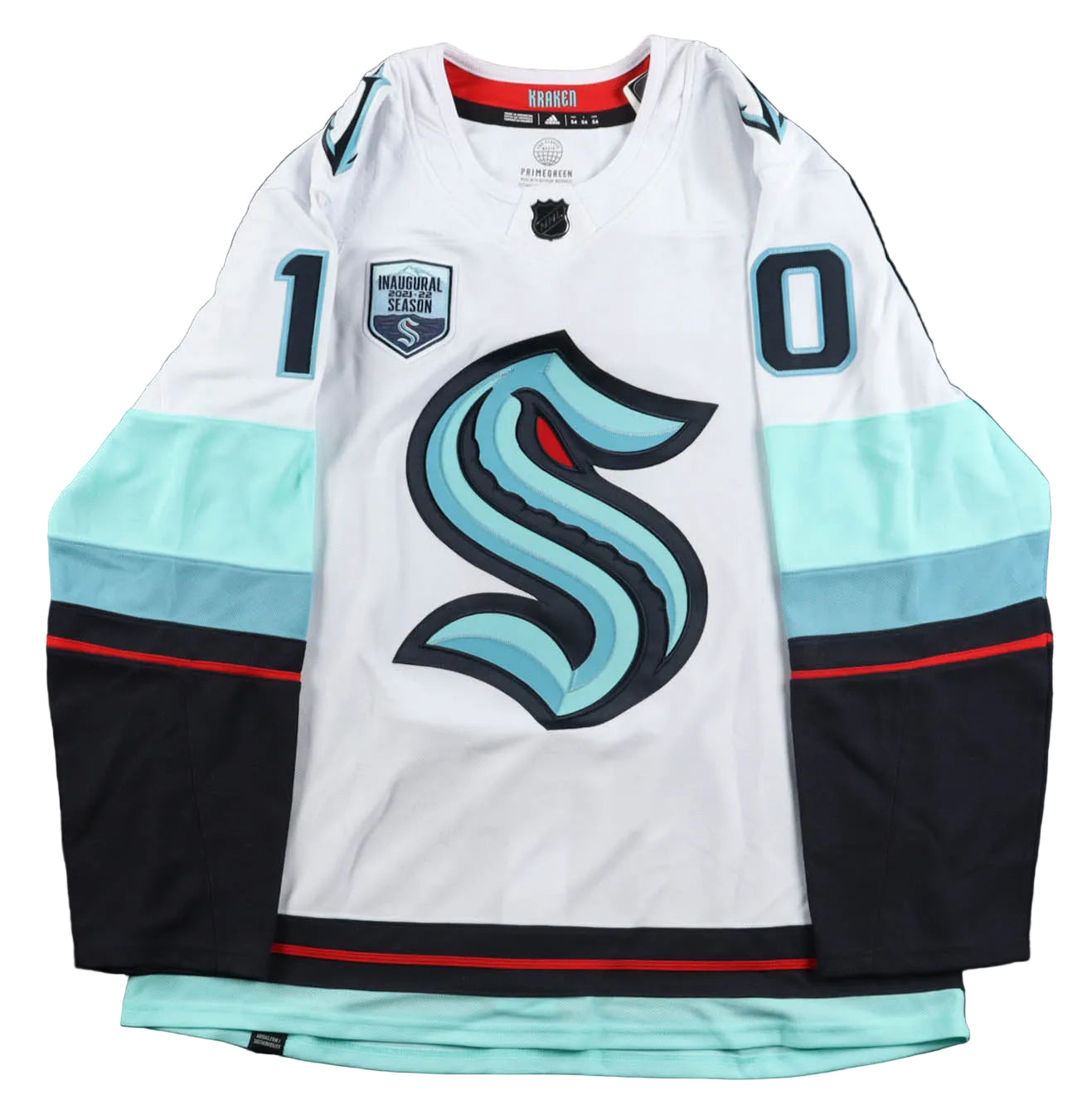 Matty Beniers Hand-Signed Seattle Kraken Adidas Authentic Jersey, w/"NHL Debut 4/12/22" And Fanatics COA
