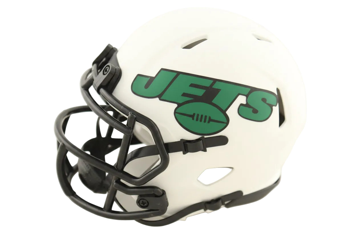 Zach Wilson Hand-Signed NY Jets LEA Speed Mini Helmet, With Beckett COA