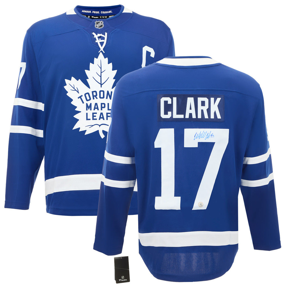 Wendel Clark Autographed Toronto Maple Leafs Fanatics Breakaway Jersey, With COA