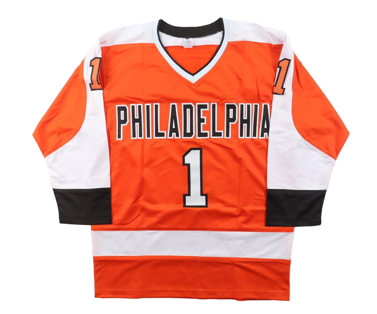 Bernie Parent Hand-Signed XL Custom Philadelphia Flyers Jersey, With JSA COA