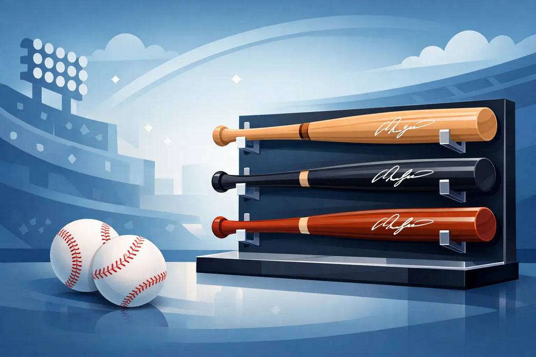 Signed MLB Baseball Bats Built for Display