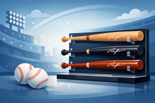 Signed MLB Baseball Bats Built for Display