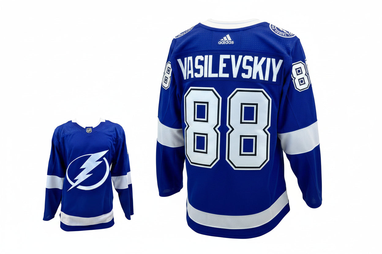 Andrei Vasilevskiy Official Tampa Bay Lightning Adidas XXL Jersey, With Tags