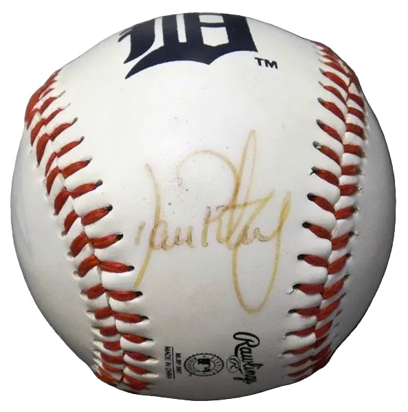 Detroit Tigers Legends Autographed Baseball, With Beckett COA