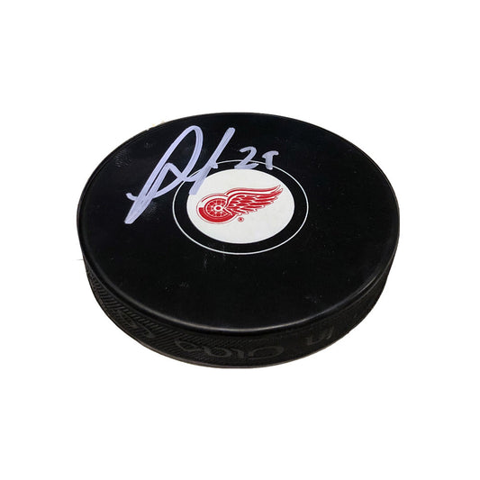 Thomas Greiss Autographed Detroit Red Wings Puck, With COA
