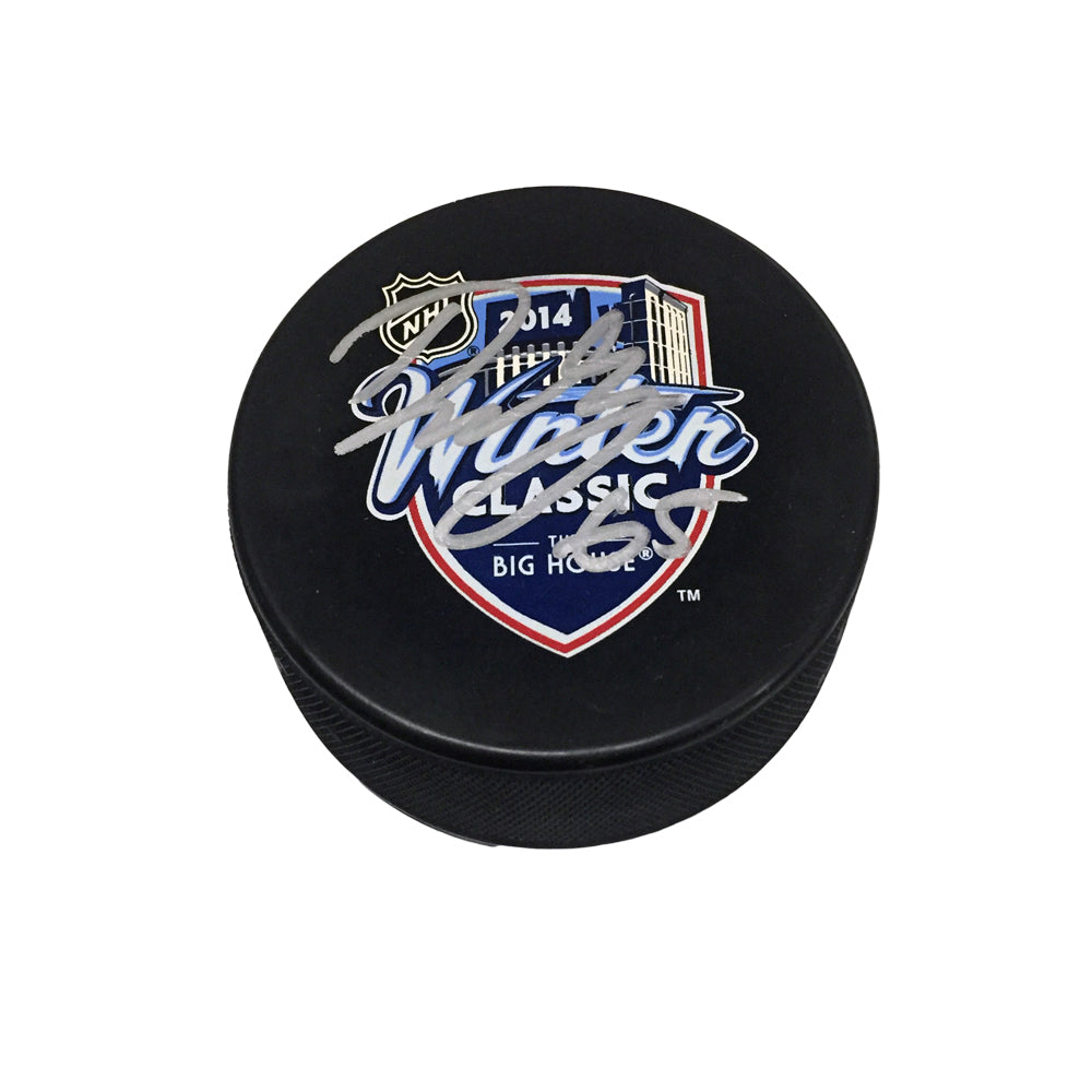 Danny Dekeyser Hand-Signed Detroit Red Wings 2014 WINTER CLASSIC Souvenir Puck, With COA