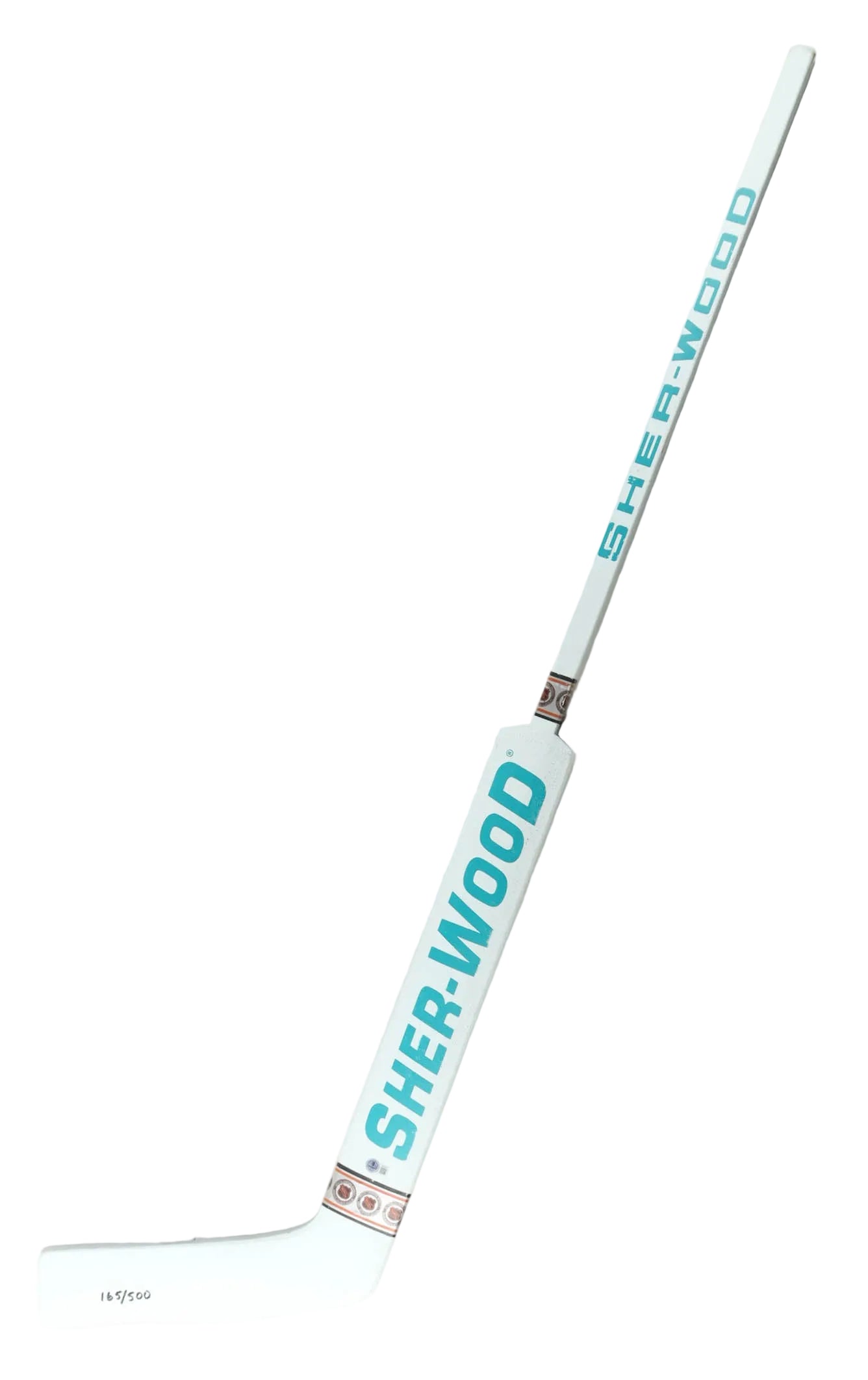 1993-94 Mighty Ducks Team-Signed LE (165/500) Sher-Wood Goalie Stick, With Beckett COA