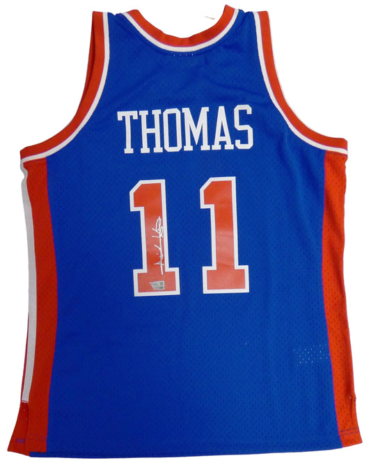 Isiah Thomas Autographed Detroit Pistons Mitchell & Ness Swingman Jersey, With Fanatics COA