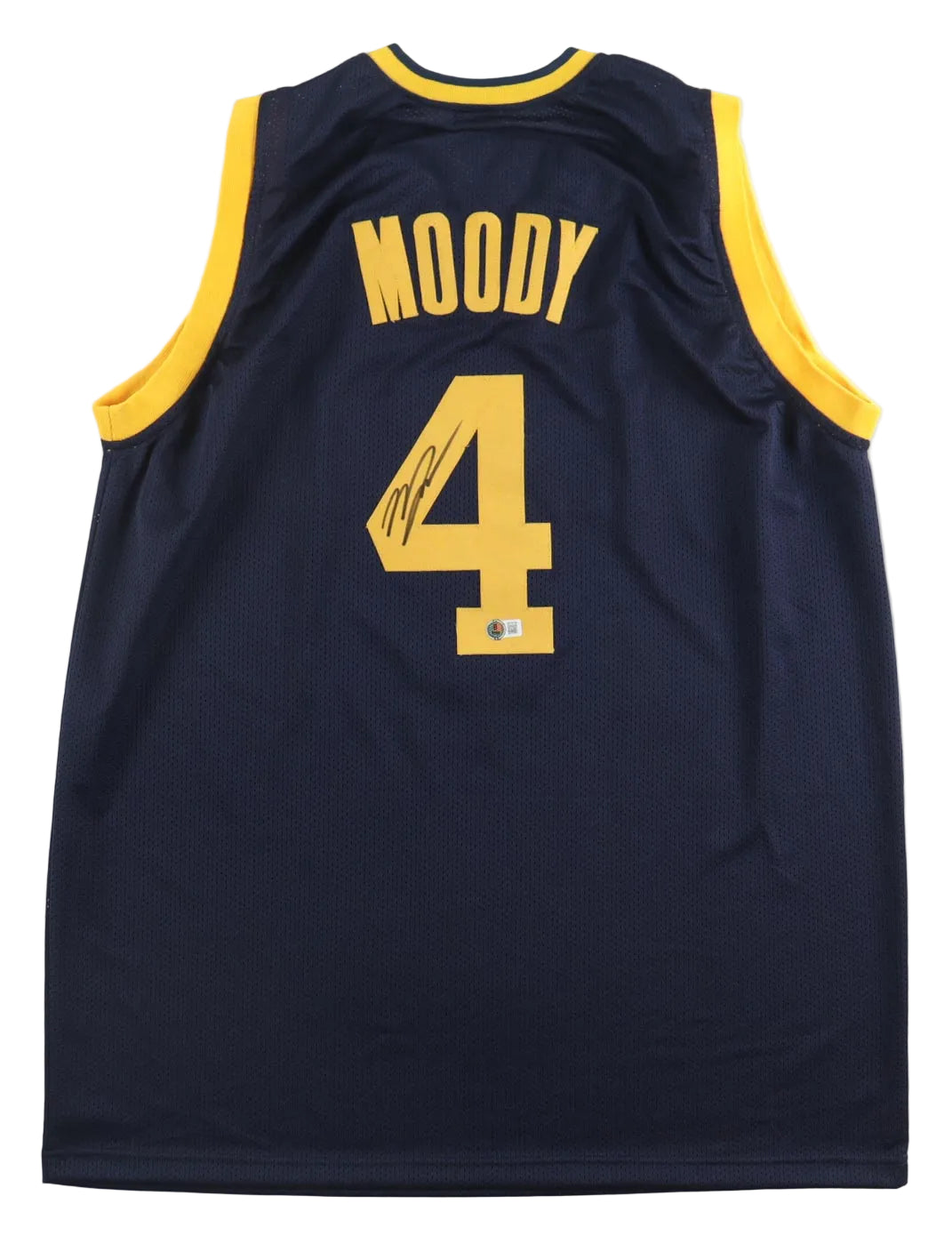 Moses Moody Hand-Signed Custom XL Golden State Warriors Jersey, With Beckett COA