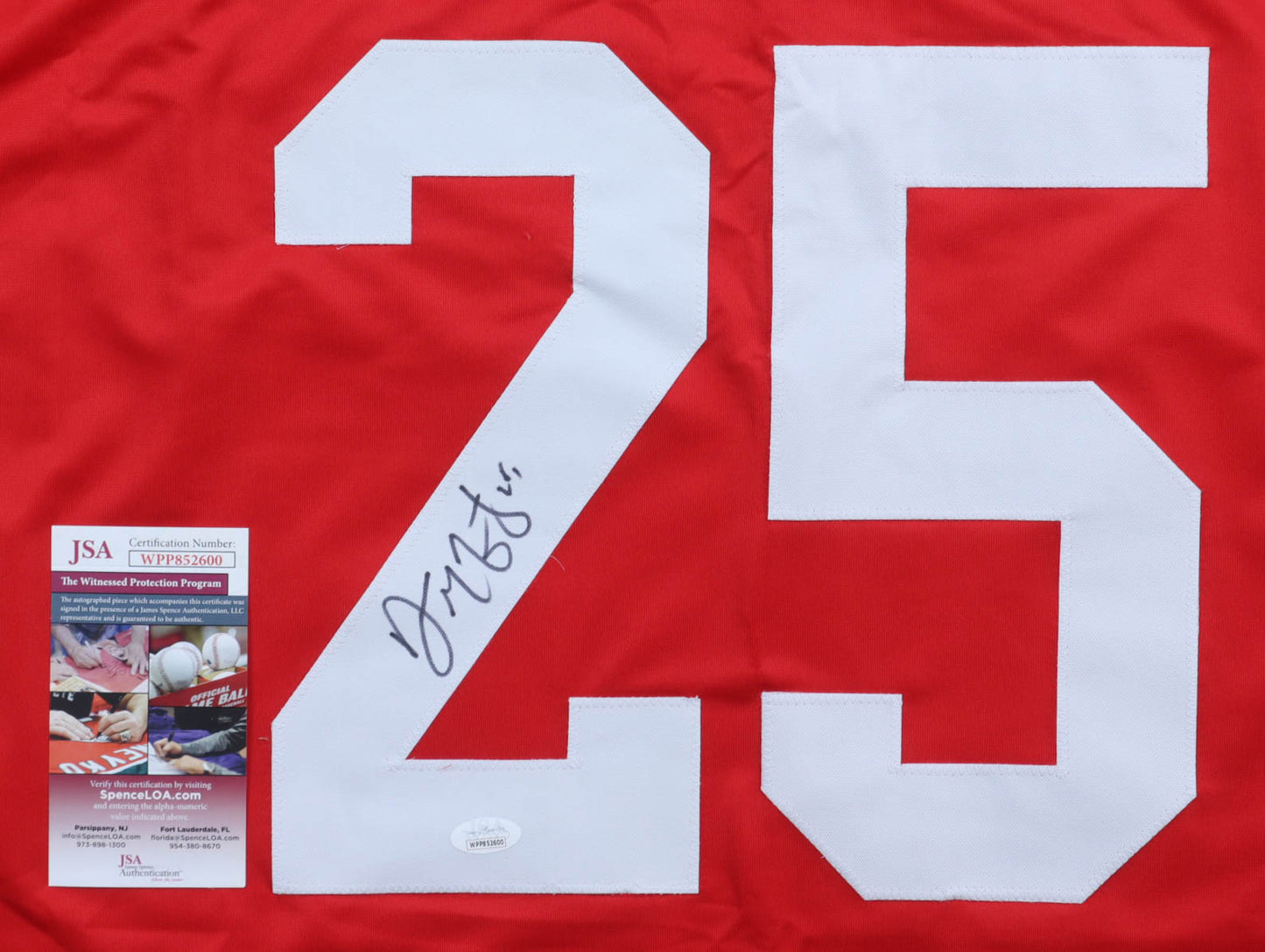 Darren McCarty Autographed Custom XL Jersey, With JSA COA