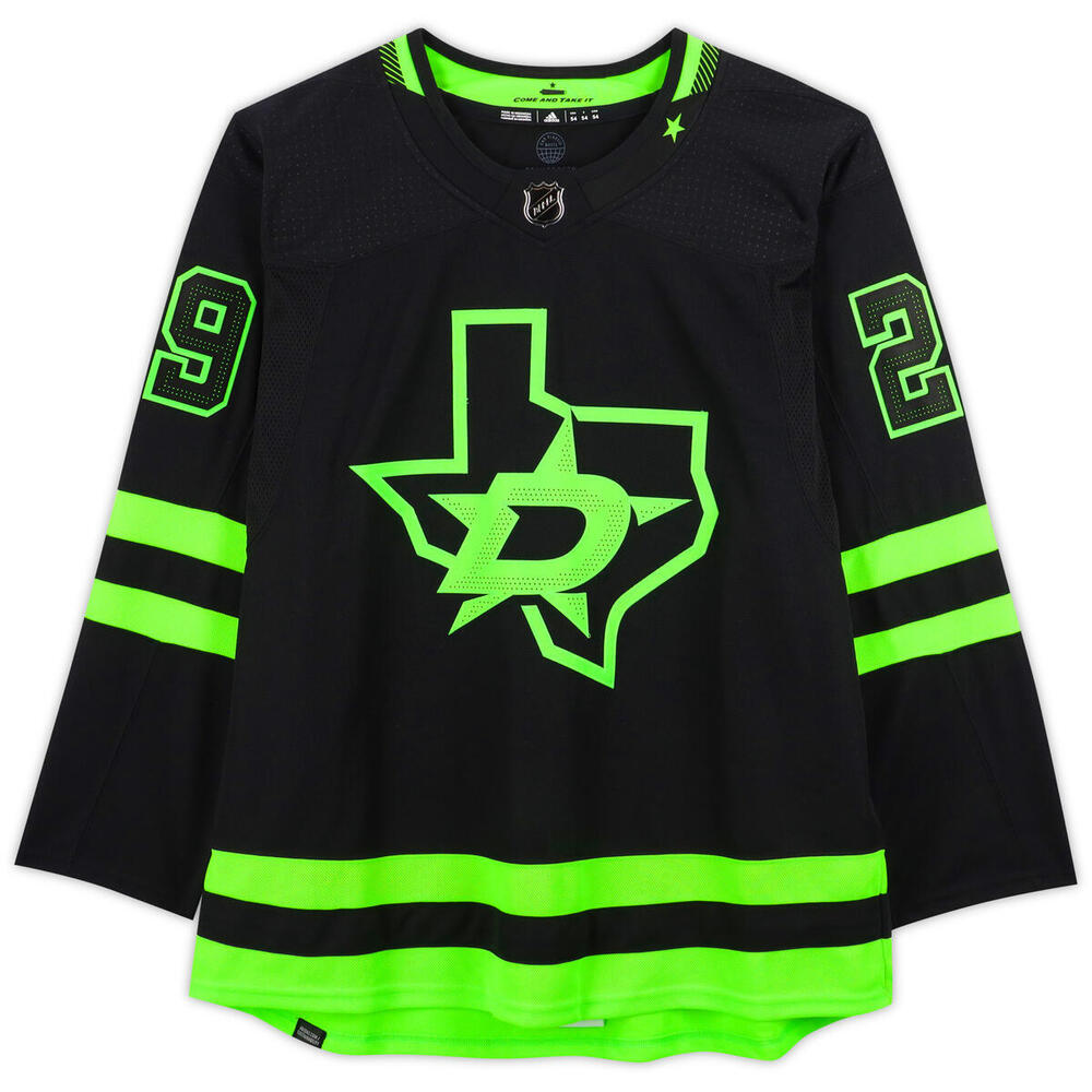 Jake Oettinger Dallas Stars Hand-Signed Black Alternate Adidas Authentic Jersey with "Otter" Inscription, And Fanatics COA