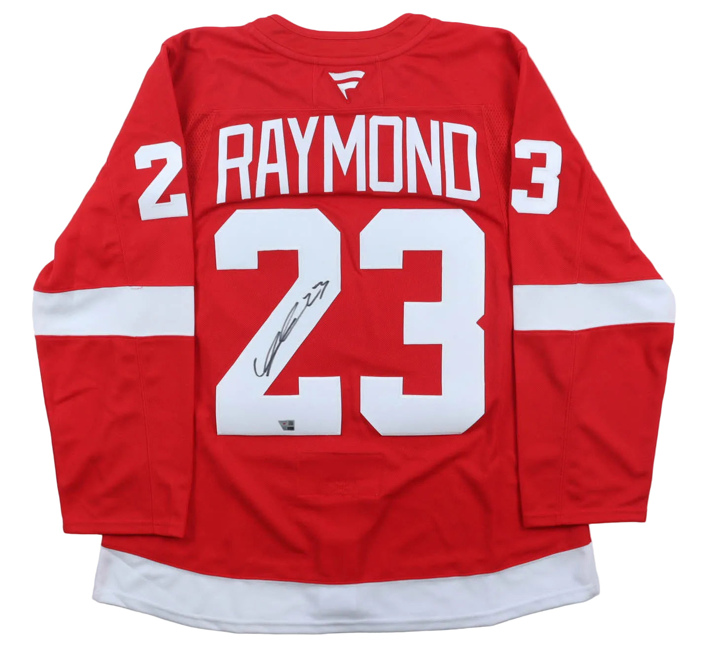 Lucas Raymond Hand-Signed Detroit Red Wings Fanatics Authentic Jersey, With Fanatics COA