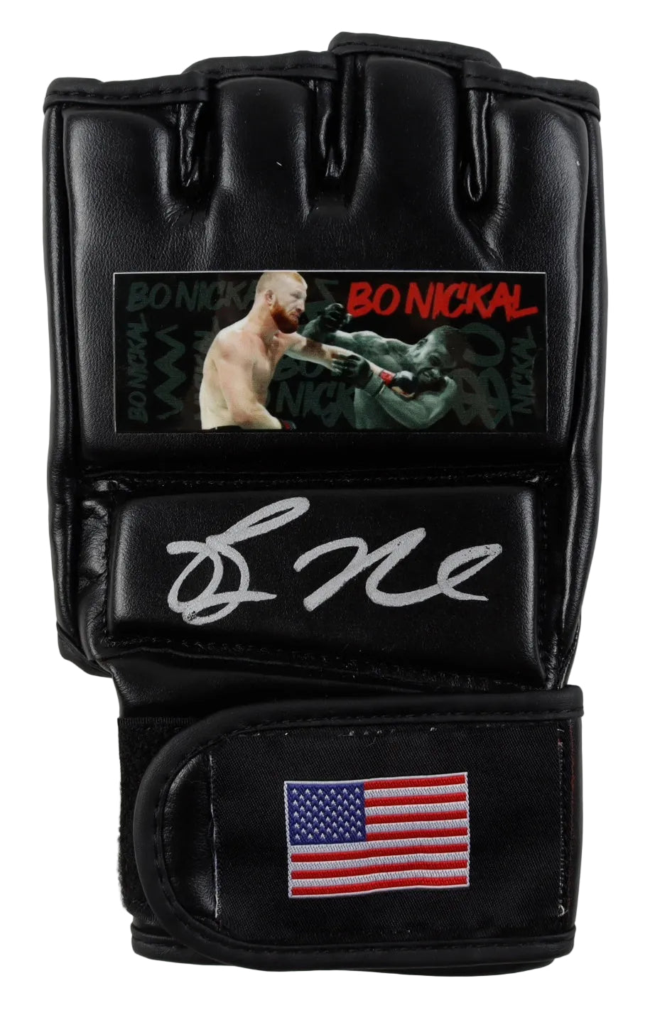 Bo Nickal Signed MMA Custom USA Glove, With Beckett COA