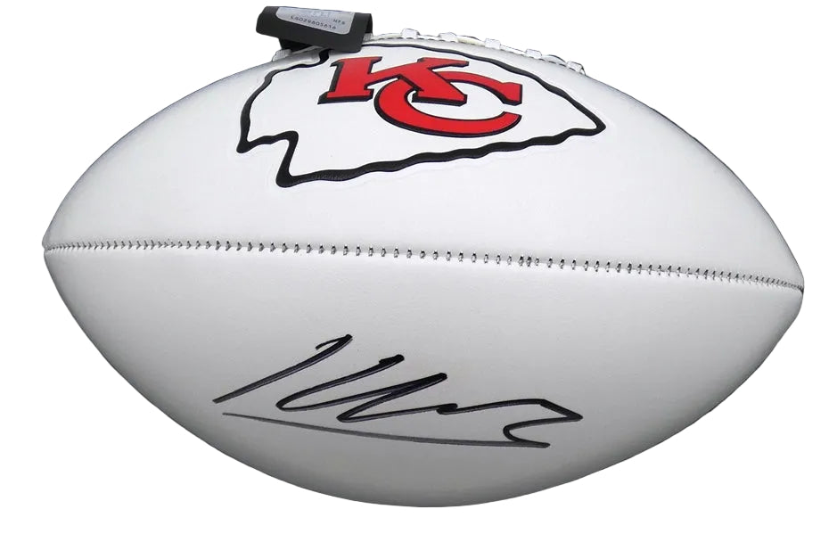 Kenneth Walker III Autographed Kansas City Chiefs Football, With Beckett COA