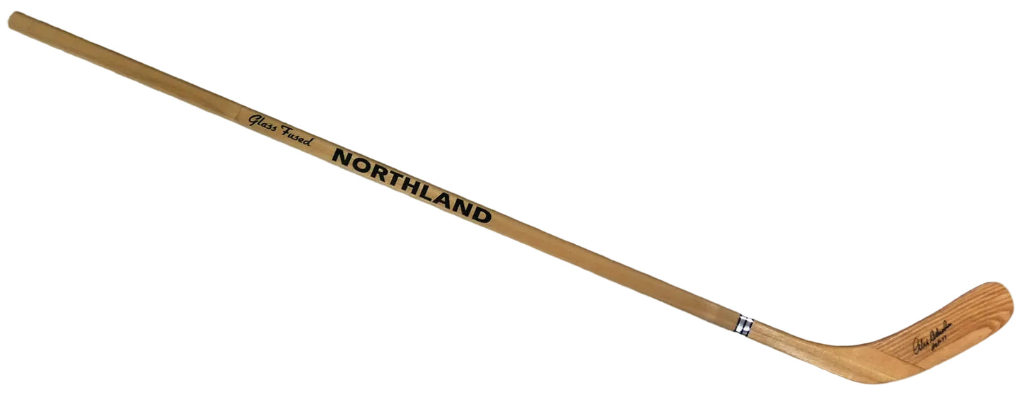 Alex Delvecchio Autographed Northland Stick, With Beckett COA