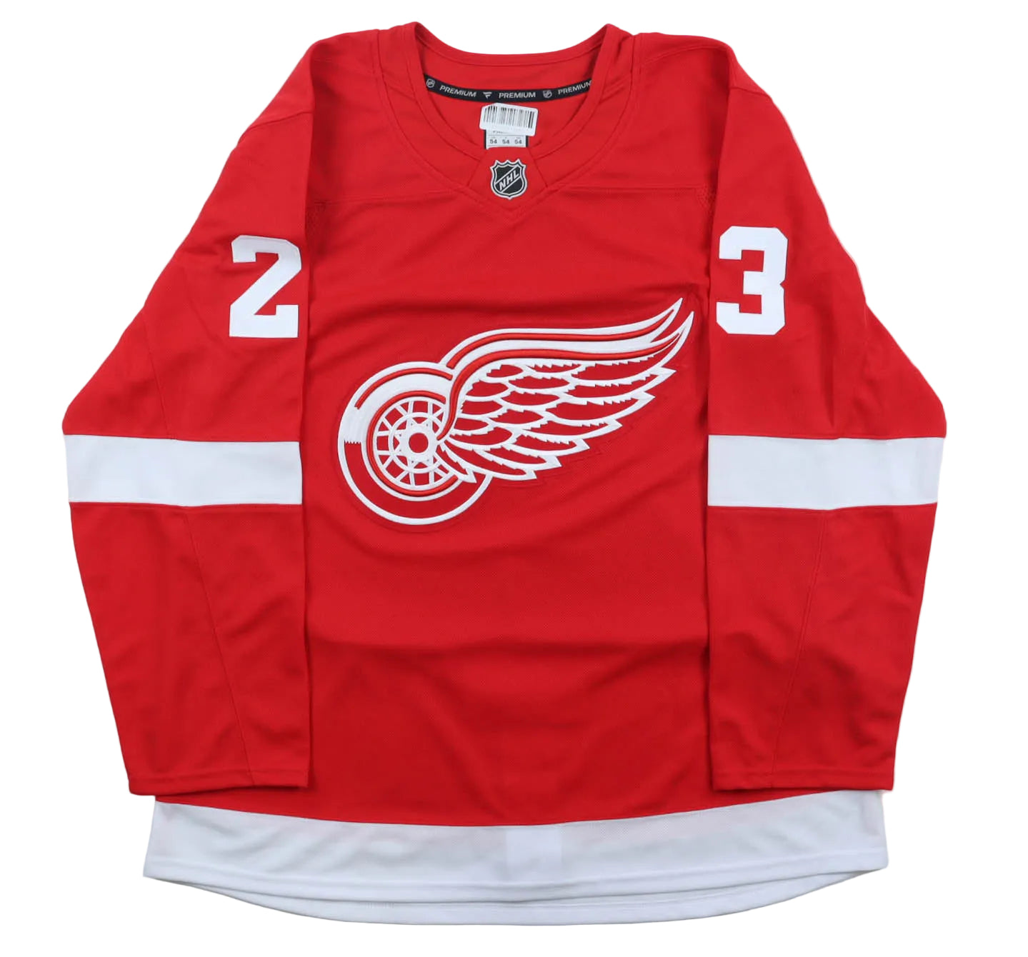 Lucas Raymond Hand-Signed Detroit Red Wings Fanatics Authentic Jersey, With Fanatics COA