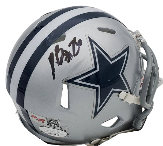 Daron Bland Hand-Signed Dallas Cowboys Speed Mini Helmet, With JSA COA
