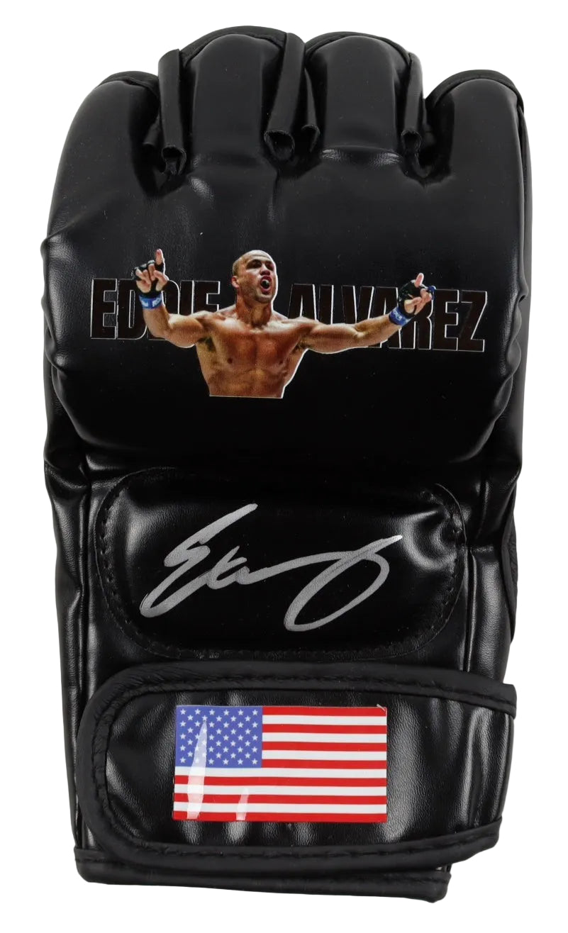Eddie Alvarez Hand-Signed MMA Custom USA Glove, With Beckett COA