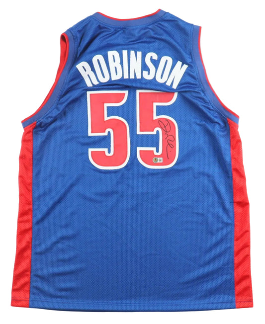 Duncan Robinson Autographed Detroit Pistons Custom XL Jersey, With Becket COA