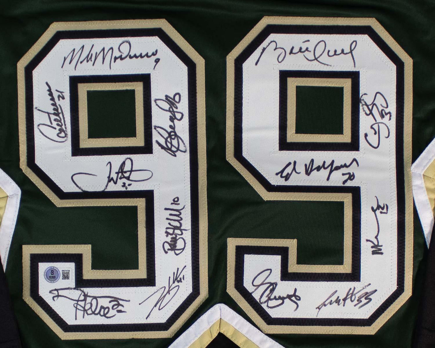 1999 Stanley Cup Champion Dallas Stars Team (x13) Hand-Signed Custom Jersey, With Beckett COA