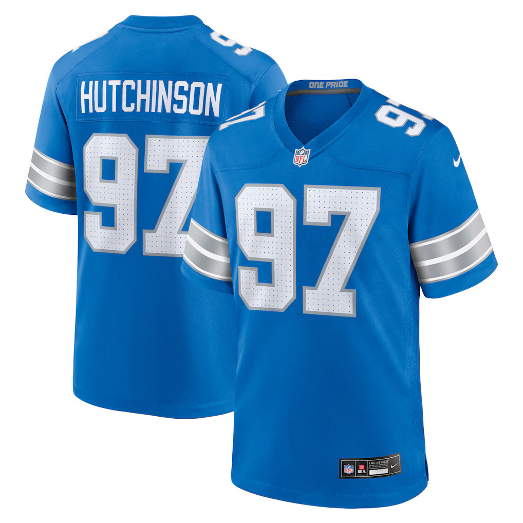 Aidan Hutchinson Detroit Lions XL Nike Dri-Fit Jersey
