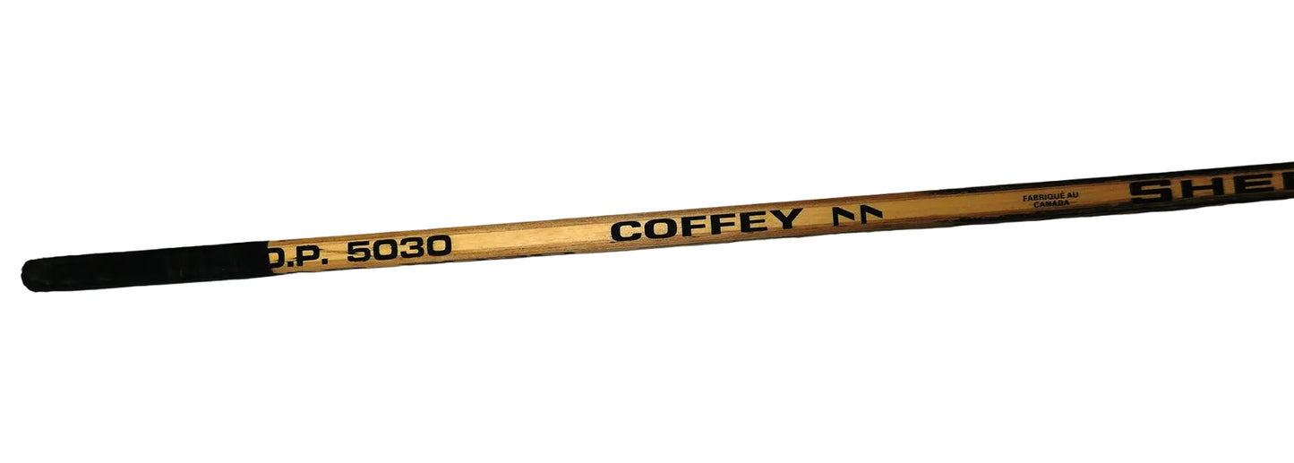 Paul Coffey Game-Used AND Autographed Sher-Wood P.M.P. 5030 Stick, With Beckett COA
