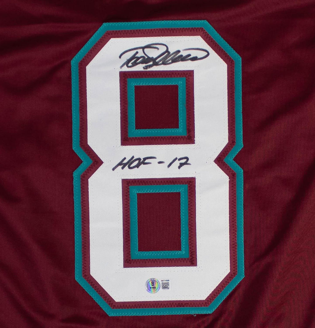 Teemu Selanne Hand-Signed Anaheim Ducks Custom Jersey, With HOF 17 And Beckett COA