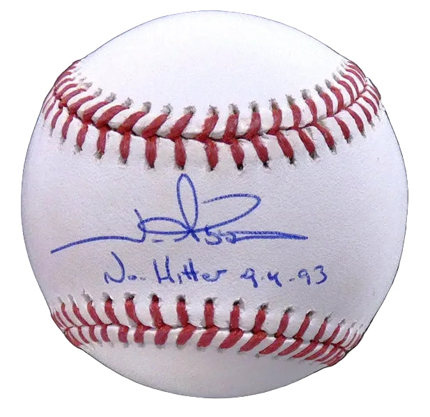 Jim Abbott Autographed New York Yankees Baseball w/ No Hitter And COA