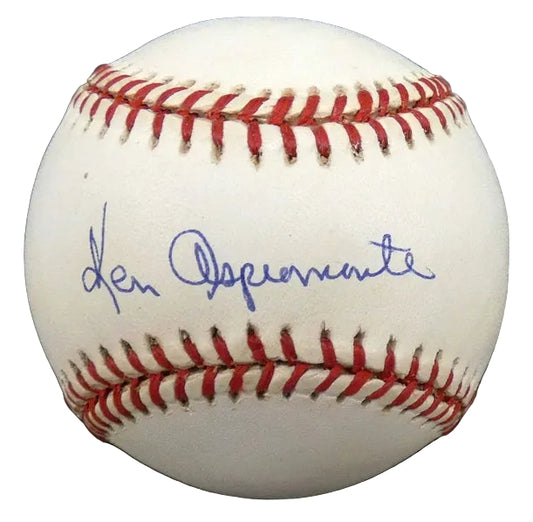 Ken Aspromonte Autographed Baseball, With Beckett COA