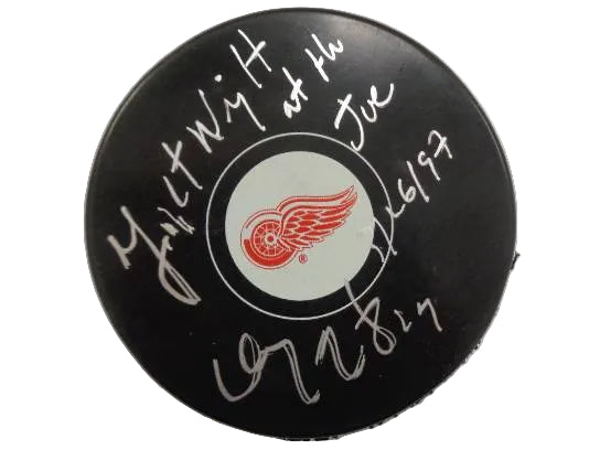 Darren McCarty Autographed Fight Night At The Joe Puck, With COA