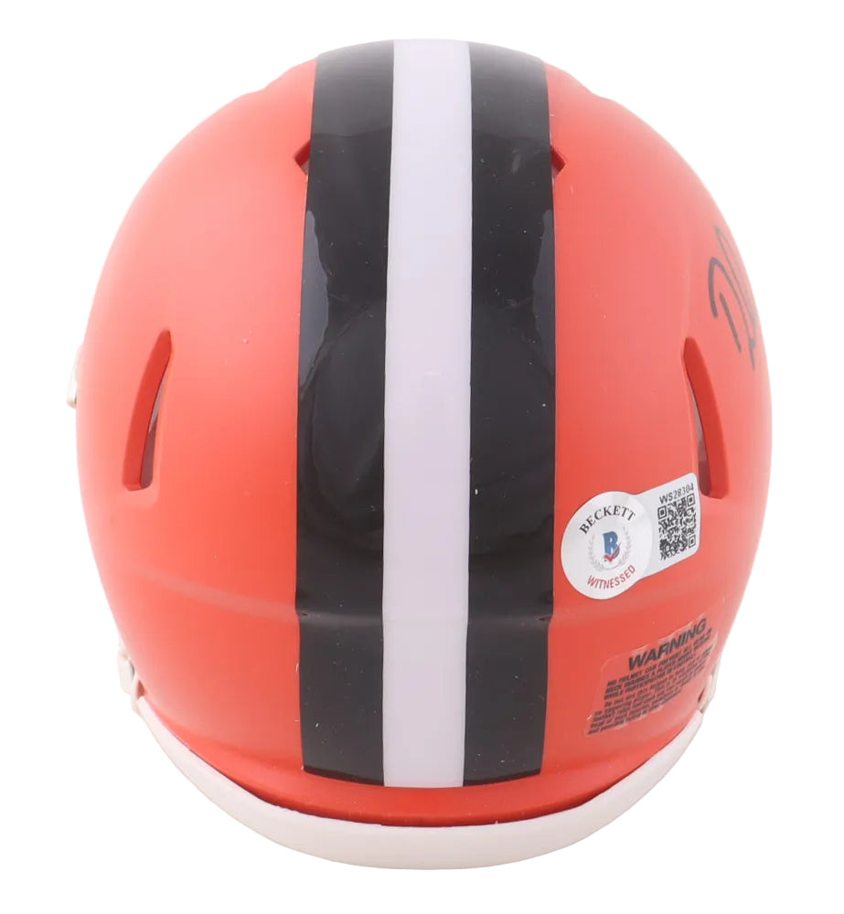 Deshaun Watson Hand-Signed Cleveland Browns Mini Helmet, With Beckett COA
