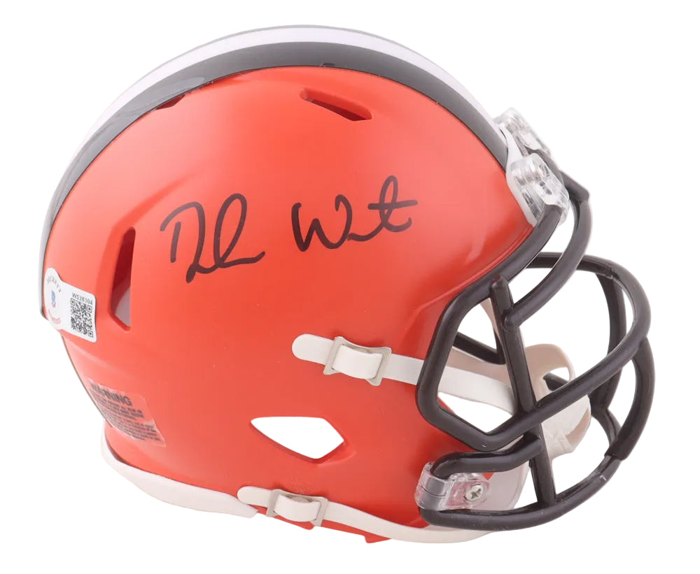 Deshaun Watson Hand-Signed Cleveland Browns Mini Helmet, With Beckett COA