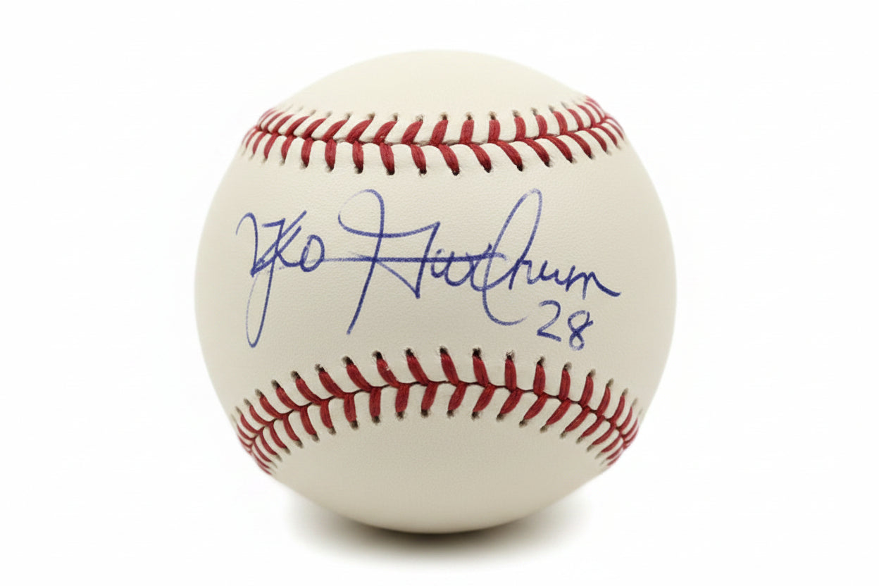 Niko Goodrum Hand-Signed Detroit Tigers Baseball, With Beckett COA