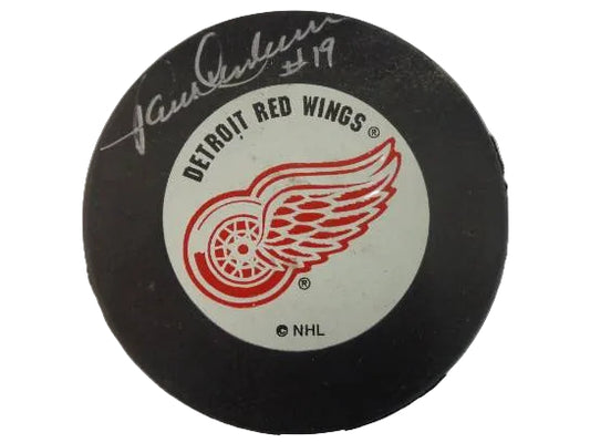 Paul Henderson Hand-Signed Detroit Red Wings Puck, With COA