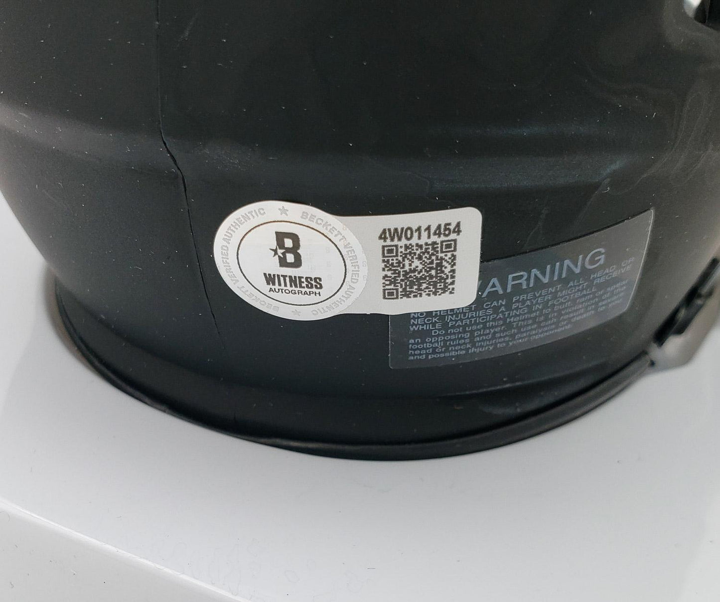 Justin Fields Hand-Signed New York Jets Eclipse Alternate Speed Mini Helmet, With Beckett COA