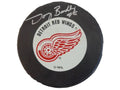 Doug Barkley Autographed Detroit Red Wings Puck, With COA