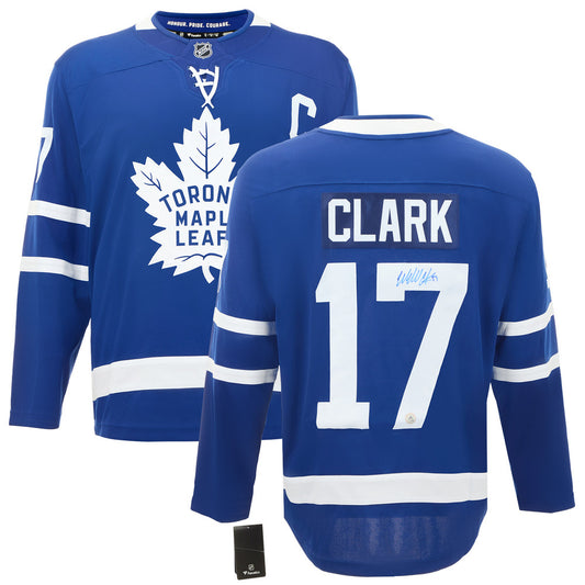 Wendel Clark Autographed Toronto Maple Leafs Fanatics Breakaway Jersey, With COA