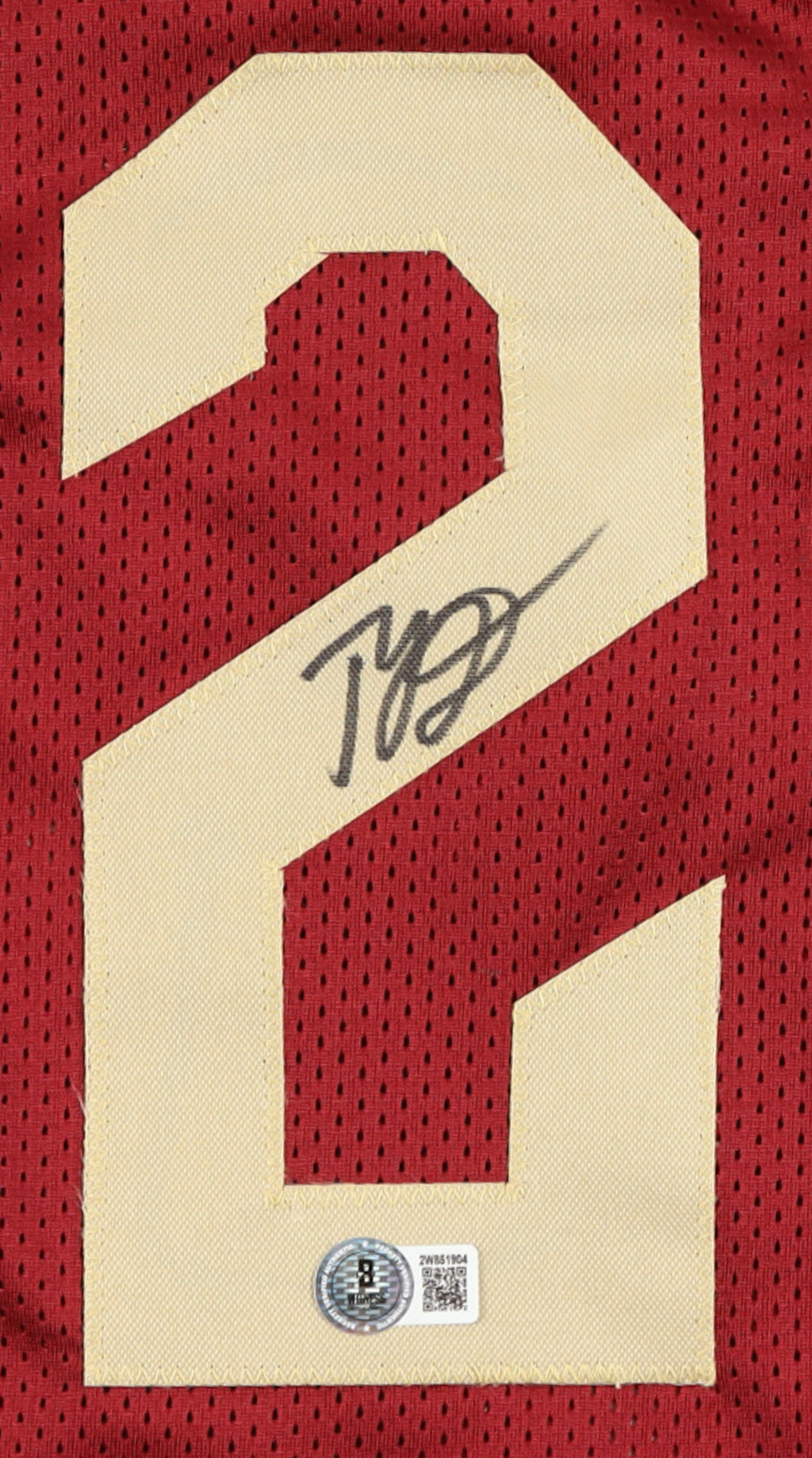 Ty Jerome Hand-Signed XL Custom Cleveland Cavaliers Jersey, With Beckett COA