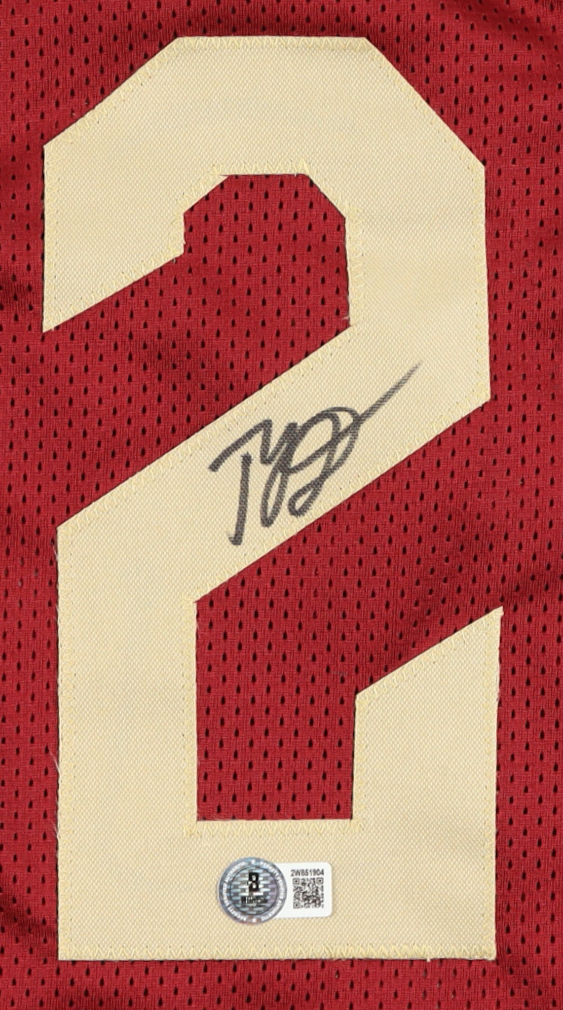 Ty Jerome Hand-Signed XL Custom Cleveland Cavaliers Jersey, With Beckett COA