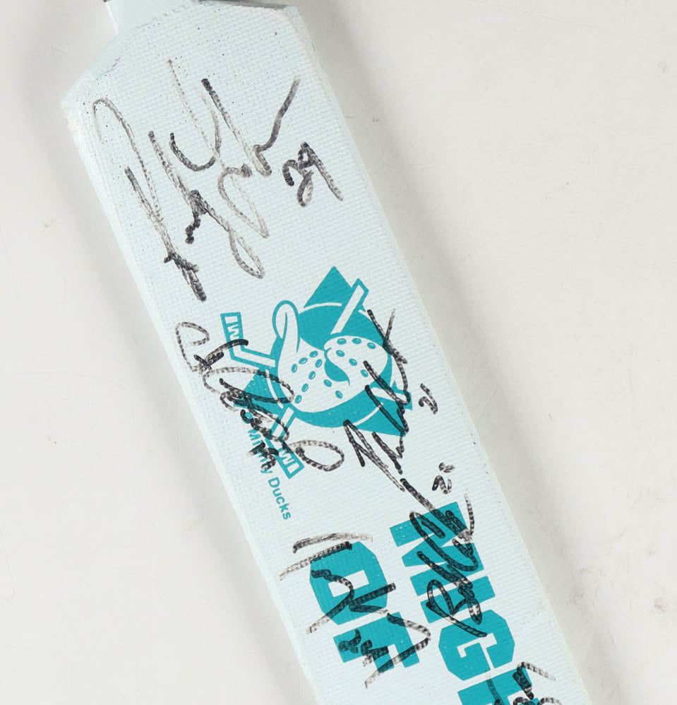 1993-94 Mighty Ducks Team-Signed LE (165/500) Sher-Wood Goalie Stick, With Beckett COA