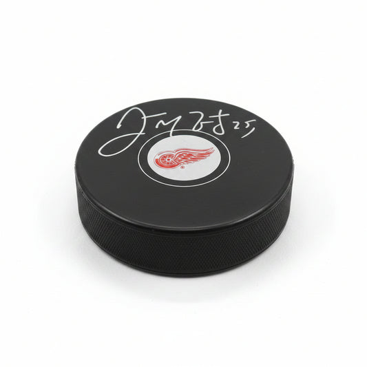 Darren McCarty Autographed Detroit Red Wings Puck With Beckett COA