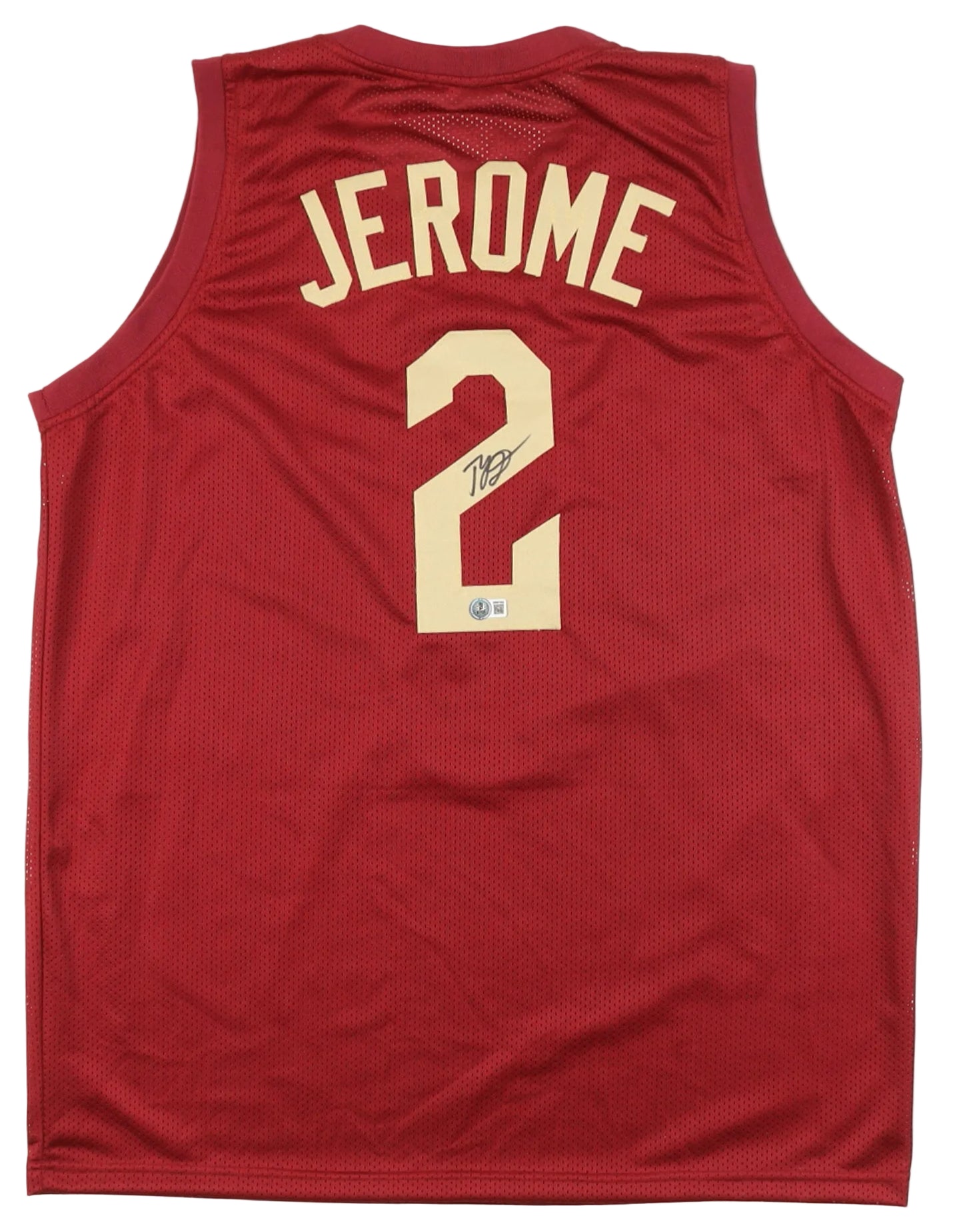 Ty Jerome Hand-Signed XL Custom Cleveland Cavaliers Jersey, With Beckett COA