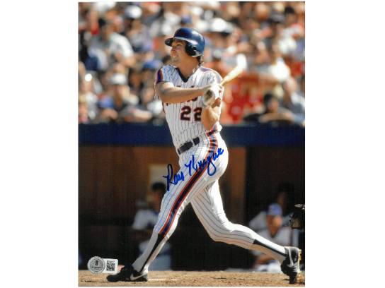 Ray Knight Hand-Signed New York Mets 8X10 Photo, With Beckett COA