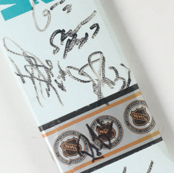 1993-94 Mighty Ducks Team-Signed LE (165/500) Sher-Wood Goalie Stick, With Beckett COA