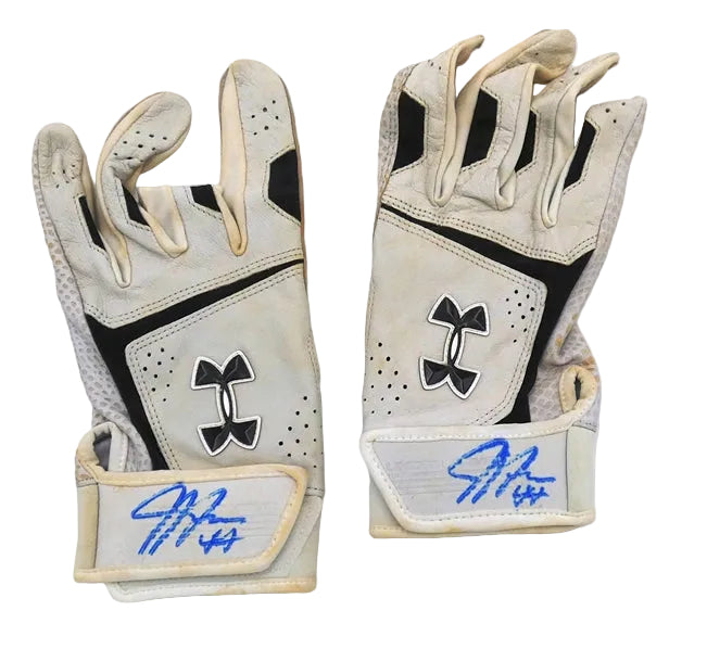 Justyn-Henry Malloy Autographed And GAME USED Detroit Tigers Batting Gloves, With Beckett COA