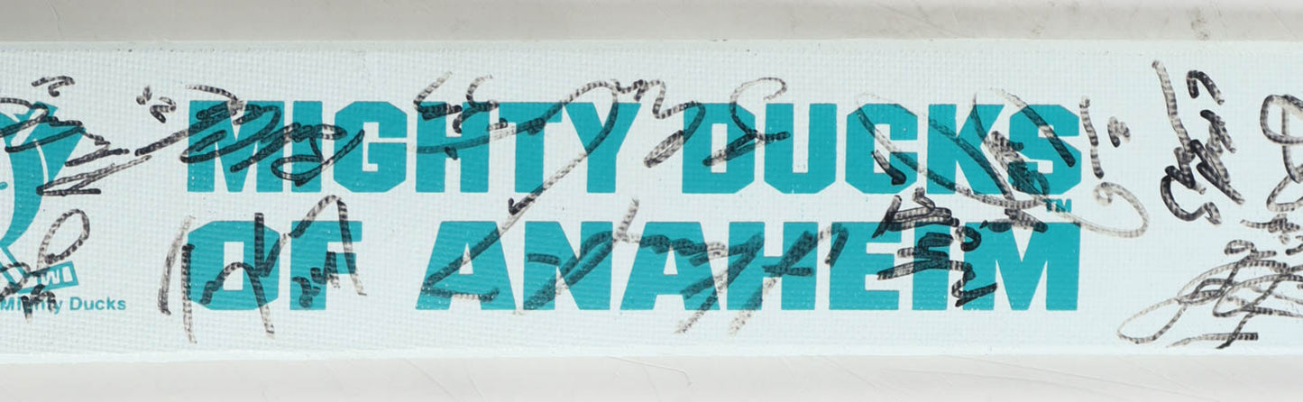 1993-94 Mighty Ducks Team-Signed LE (165/500) Sher-Wood Goalie Stick, With Beckett COA