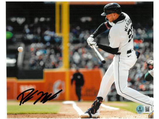 Parker Meadows Hand-Signed Detroit Tigers 8X10 Photo, With Beckett COA