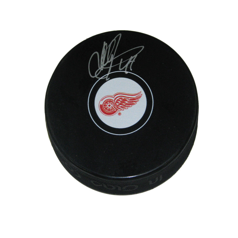 Alexey Marchenko Autographed Detroit Red Wings Puck, With COA