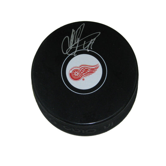 Alexey Marchenko Autographed Detroit Red Wings Puck, With COA
