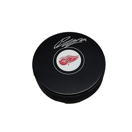 Pius Suter Hand-Signed Detroit Red Wings Puck, With COA